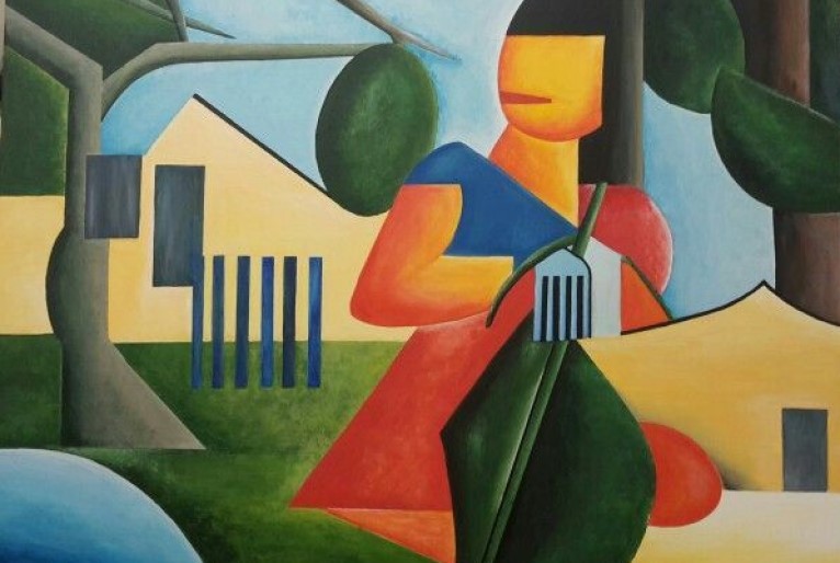 pintura a óleo “A Caipirinha”, de 1923